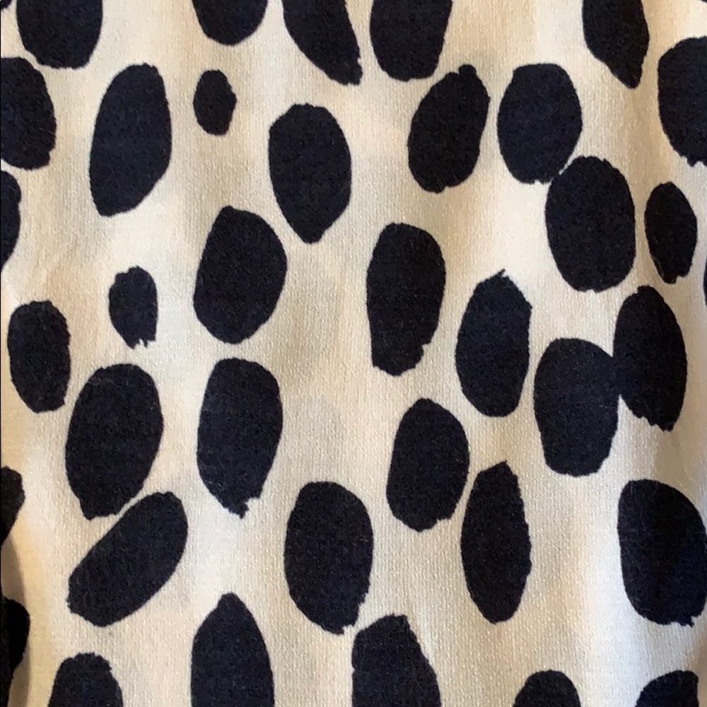 H&M Polka dot Peplum top Back zip - Picture 8 of 16